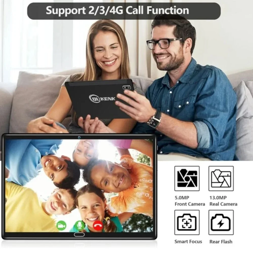 2024 Latest Android 13 Tablet, 2 in 1 Tablet 10.1 Inch, 4G Cellular Tablet